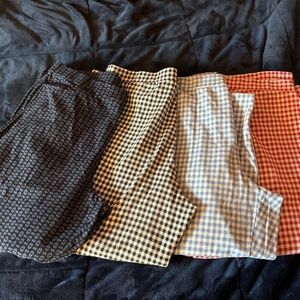 Lot of 4 pair Susan Graver Printed pants